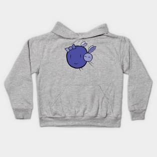 Flying Blueberries - Mom and Daughter Kids Hoodie